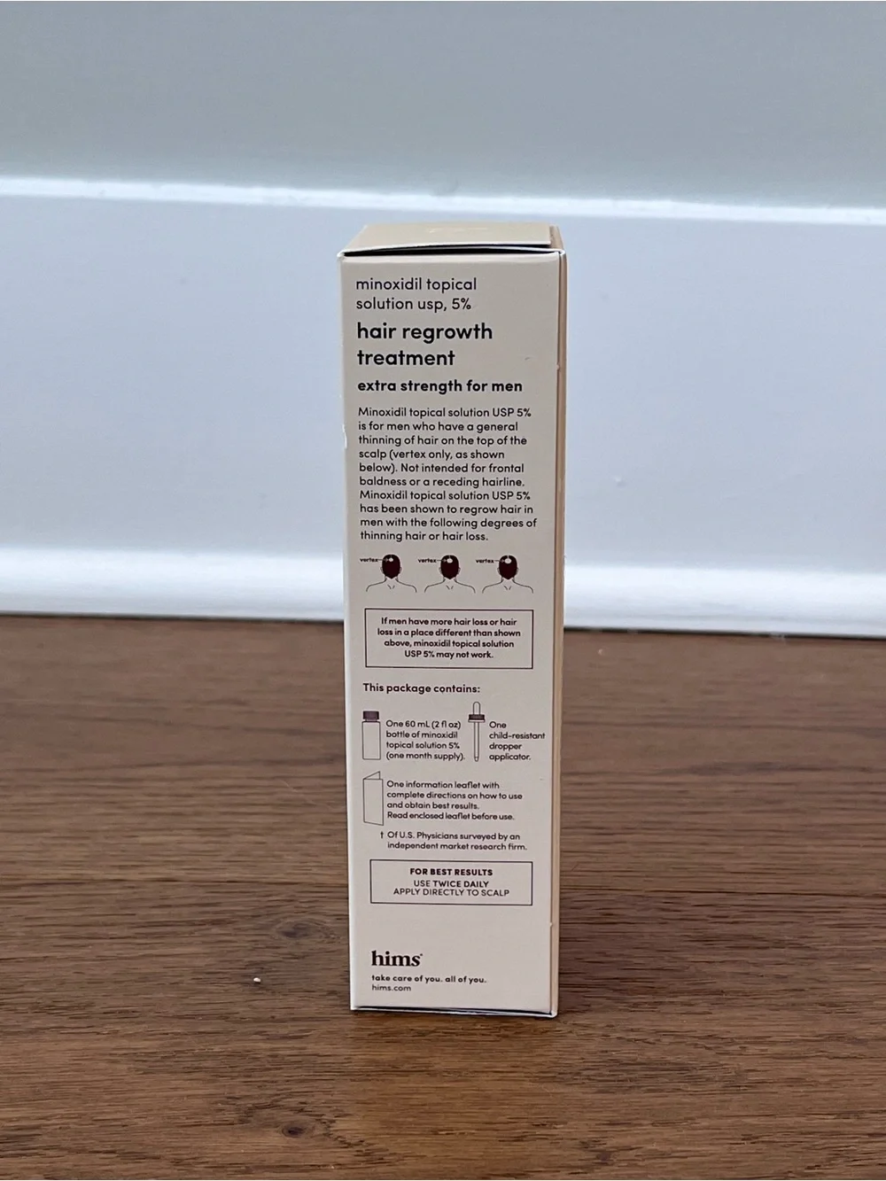 hims Minoxidil Topical Solution 5% Hair Regrowth Treatment 3 Pack EXP Oct 27 NEW